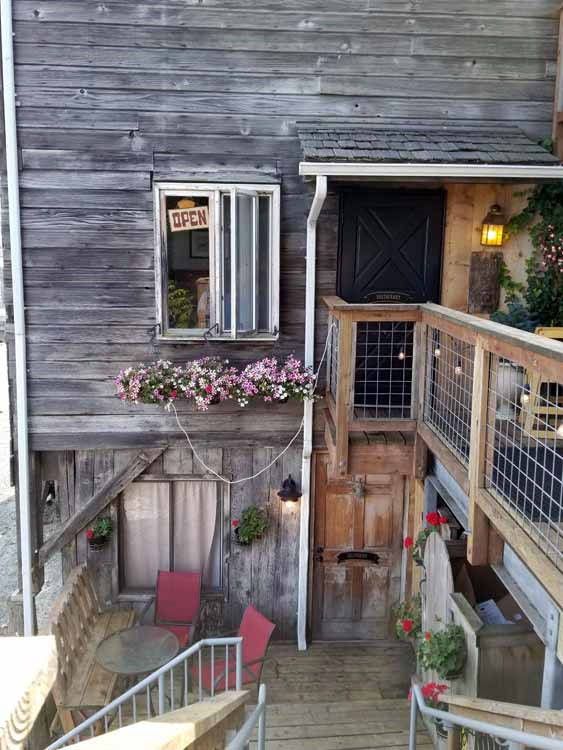 wooden building